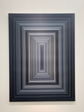 叶江 《框画黑》 200×150cm 布面油画 2018
