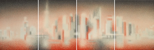 王舒野 《上海浦东的时空裸体・即114》 233.7×694cm 麻纸、墨、朱墨 2018
王舒野 《上海浦东的时空裸体・即114》 233.7×694cm 麻纸、墨、朱墨 2018