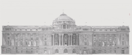 毛冬华 《外滩12号No.1》 110×330cm 纸本水墨 2014
毛冬华 《外滩12号No.1》 110×330cm 纸本水墨 2014