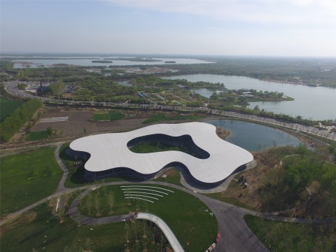 济宁市美术馆鸟瞰图
济宁市美术馆鸟瞰图