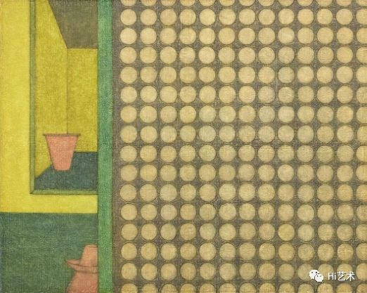 《窗2》150x120cm 布面油画 2014
《窗2》150x120cm 布面油画 2014