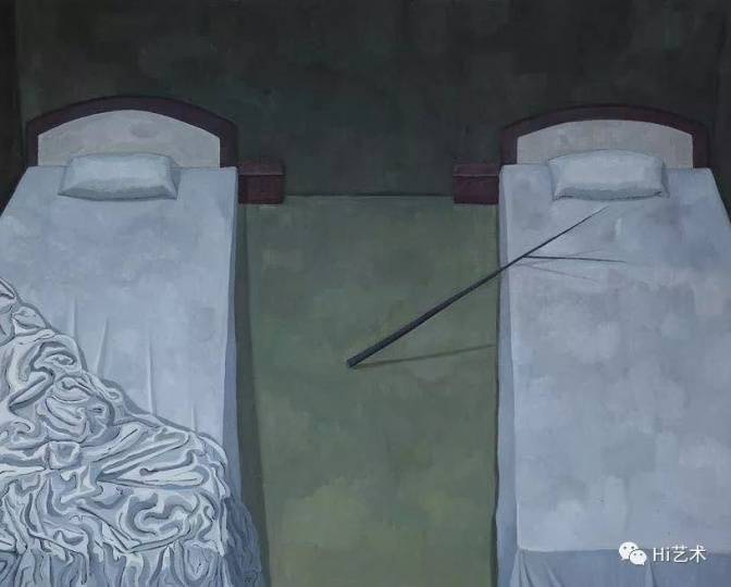 《失眠者26》 200x250cm 布面油画 2018
《失眠者26》 200x250cm 布面油画 2018