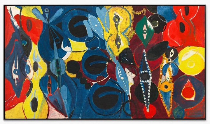 恩斯特·维尔海姆·奈伊《<早晨>的研究(一)》160×285cm 板上油画 1965
恩斯特·维尔海姆·奈伊《<早晨>的研究(一)》160×285cm 板上油画 1965