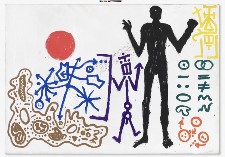 A.R.彭克《男人 （三）》280×400cm 布面丙烯 1981
