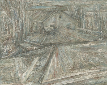 《老美专》150x188cm 布面油画  1997
