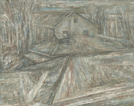 《老美专》150x188cm 布面油画 1997
《老美专》150x188cm 布面油画 1997