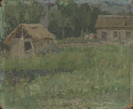 《青锥子》 37x44cm 纤维板油画1969-1970
《青锥子》 37x44cm 纤维板油画1969-1970