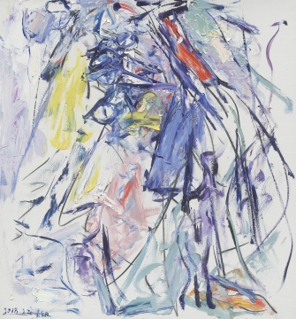 《作品2814》 160x150cm 布面油画 2018
《作品2814》 160x150cm 布面油画 2018