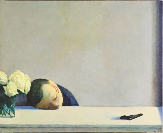 刘野《罗密欧》65×80cm 布面丙烯 2002
刘野《罗密欧》65×80cm 布面丙烯 2002