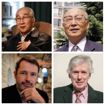 靳尚谊(上左)、邵大箴(上右)
劳伦佐·贝内代迪(下左)、高里昂(下右)
靳尚谊(上左)、邵大箴(上右)
劳伦佐·贝内代迪(下左)、高里昂(下右)