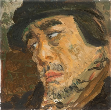 《寒冷的画室》 20 × 20 cm 布面油画 2018
《寒冷的画室》 20 × 20 cm 布面油画 2018