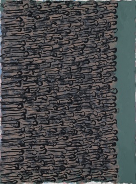 《打开折叠 9》126×93×3.5cm 布上丙烯 2017
《打开折叠 9》126×93×3.5cm 布上丙烯 2017