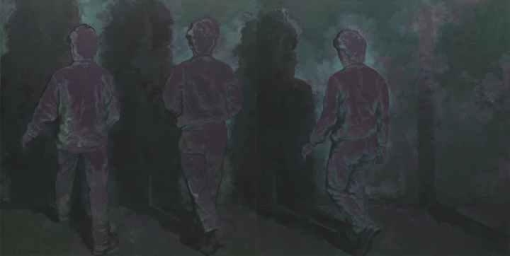 《远方7号》250×500cm 布面油画 2019
《远方7号》250×500cm 布面油画 2019
