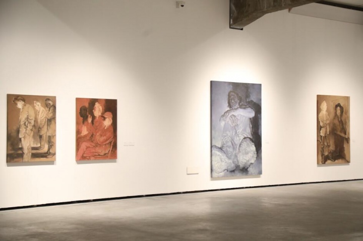 “人物”系列,北京民生现代美术馆“苏新平”展览现场
“人物”系列,北京民生现代美术馆“苏新平”展览现场