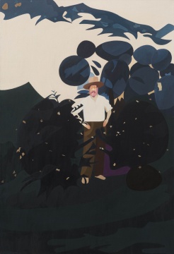 《In Tahiti 1》200×138cm 布面油画 2019
《In Tahiti 1》200×138cm 布面油画 2019