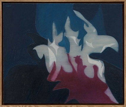 《夜火3》 50×60cm 布面油画 2019
《夜火3》 50×60cm 布面油画 2019
