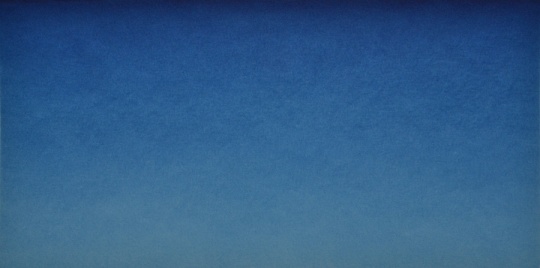 黄威《精进之蓝》123x246cm 纸本设色 2019
