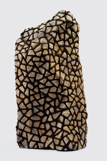 隋建国 《结构系列(云石)》 99×65×35cm 云石、铁 1993 ©️泰康收藏
隋建国 《结构系列(云石)》 99×65×35cm 云石、铁 1993 ©️泰康收藏