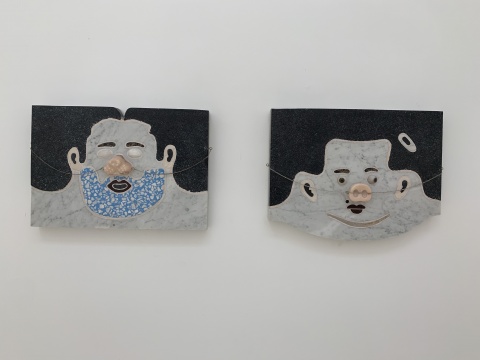 田牧 《兔人》 32×42×4cm 大理石、花岗岩、连同 2017
田牧 《猪人》 29×42×4cm 大理石、花岗岩、连同 2017
田牧 《兔人》 32×42×4cm 大理石、花岗岩、连同 2017
田牧 《猪人》 29×42×4cm 大理石、花岗岩、连同 2017