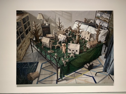 时永骏 《庄园》 248×327cm 布面油画 2019
时永骏 《庄园》 248×327cm 布面油画 2019