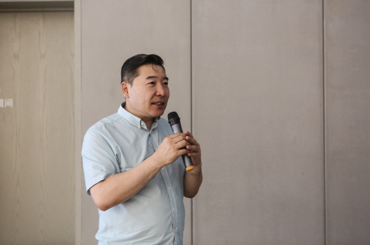 王彦伶开幕致辞介绍展览的初衷
王彦伶开幕致辞介绍展览的初衷