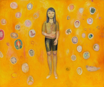 段正渠《女孩》 150x180cm 布面油画 2018
段正渠《女孩》 150x180cm 布面油画 2018