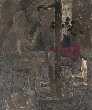 王玉平  《冥（毕业创作）-5 》 215x170cm   1989年  
