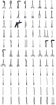 《后石器石代--妇科手术工具》, 花岗岩, 尺寸可变,2019
《后石器石代--妇科手术工具》, 花岗岩, 尺寸可变,2019