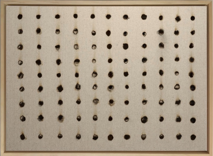 张俊民《普度002》85×65cm 油画布、艾火 2018
张俊民《普度002》85×65cm 油画布、艾火 2018
