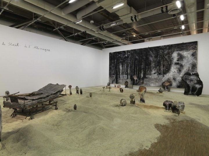 2015年法国蓬皮杜艺术中心“安塞姆·基弗回顾展”现场
