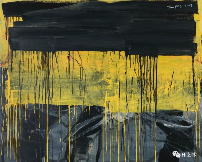 《覆盖—黄色》160×200cm 布面丙烯 2013
《覆盖—黄色》160×200cm 布面丙烯 2013