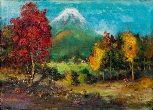 lot 1812 梁锡鸿 《富士山》 33×45cm 布面油画 1935

估价：30万-40万元

