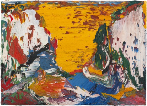 尹朝阳《白山》50x70cm 布面油画 2019
尹朝阳《白山》50x70cm 布面油画 2019