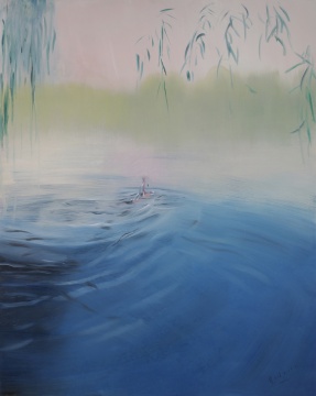章剑《后海系列》250×200cm 布面油画 2011
