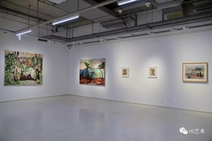 魏祥奇于2018年策划的展览“直觉意识：绘画的原力”现场，北京时代美术馆

