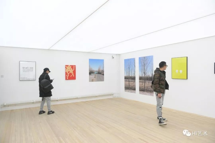 缪子衿于2018年底策划的“登录舒适区”展览现场，泰康空间
