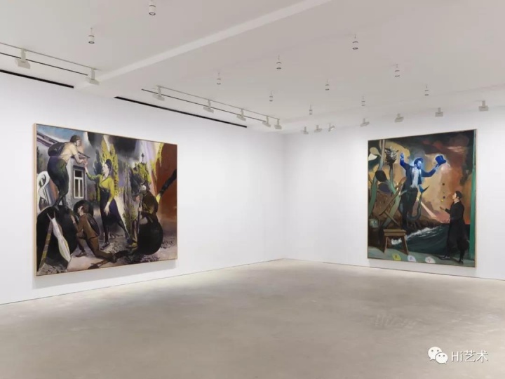 正在卓纳香港展出的尼奥·劳赫个展“宣传”
正在卓纳香港展出的尼奥·劳赫个展“宣传”