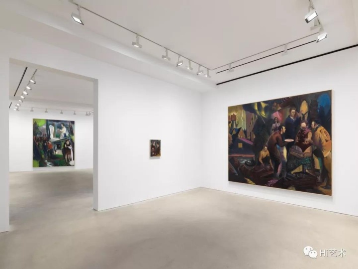 正在卓纳香港展出的尼奥·劳赫个展“宣传”
正在卓纳香港展出的尼奥·劳赫个展“宣传”