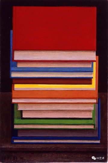 刘野《书上书》30×20cm 布面丙烯 2007
刘野《书上书》30×20cm 布面丙烯 2007