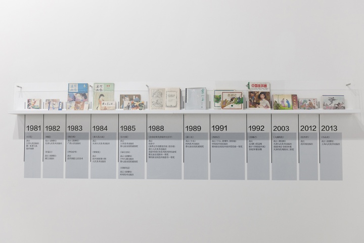 1981-2013年，高云创作的连环画
