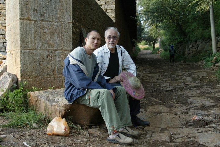 2006年，唐志冈、毛旭辉、蔡斯民在圭山
