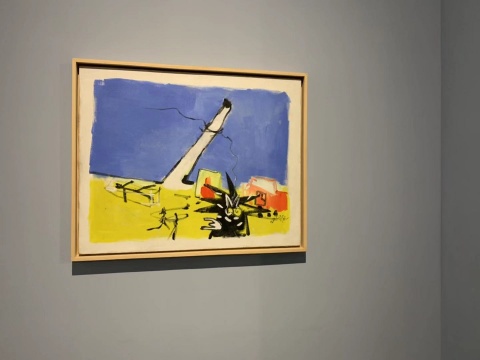 刘锋植《有风的一天》80×100cm 布面油画 2001
