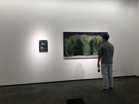 一间IDS艺术空间 张银亮个展“地︱心”， 每个地景都是一个符号系统