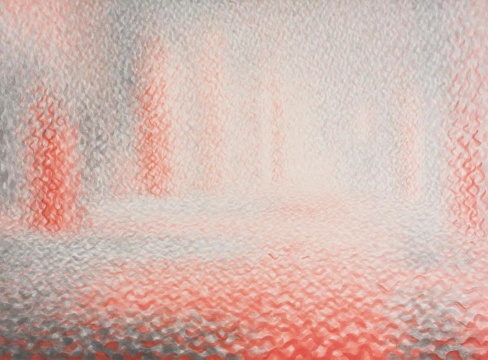 《时空裸体・即(120)》 84×114cm 墨 朱墨 麻纸 2018
《时空裸体・即(120)》 84×114cm 墨 朱墨 麻纸 2018