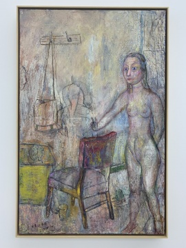 任小林 《一室》 100×75cm 布面油画 2014
任小林 《一室》 100×75cm 布面油画 2014