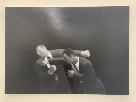 谭永勍 《战斗》 120×170cm 布面油画 2019
谭永勍 《战斗》 120×170cm 布面油画 2019