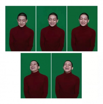 刘成瑞 120×80cm×5《悲伤》 行为、图片 2016
刘成瑞 120×80cm×5《悲伤》 行为、图片 2016
