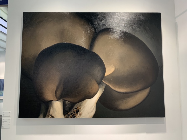 闫冰《蘑菇NO.14》已售,20万元上下
闫冰《蘑菇NO.14》已售,20万元上下