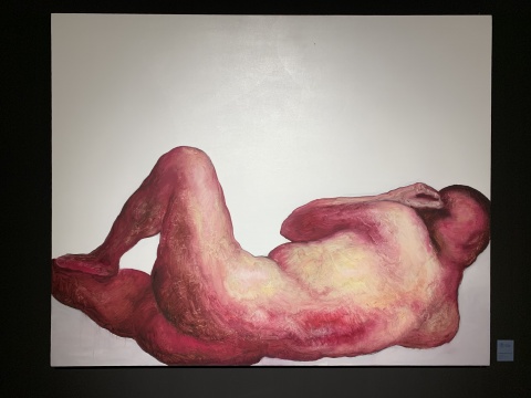 《蠕动的身体NO.1》 200×160cm 布面油画 2018-2019
《蠕动的身体NO.1》 200×160cm 布面油画 2018-2019