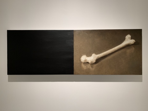 《副本》 47×140cm 布面油画 2019
《副本》 47×140cm 布面油画 2019